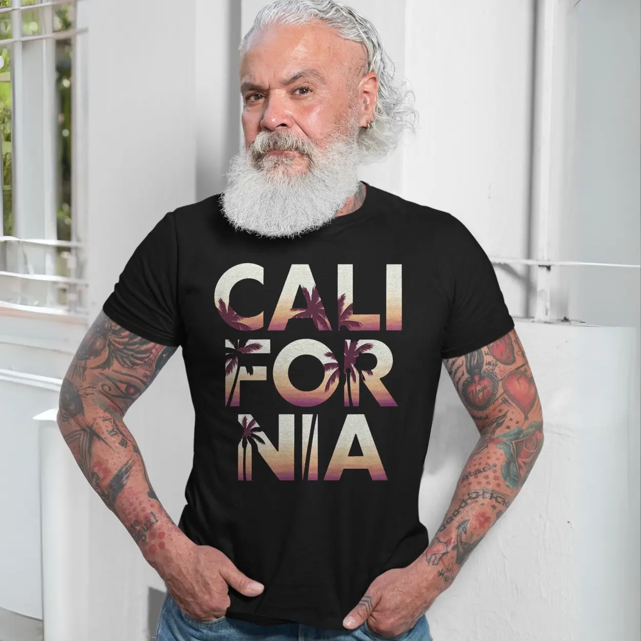 California Sunset Palm Trees T Shirt 7 1.jpg