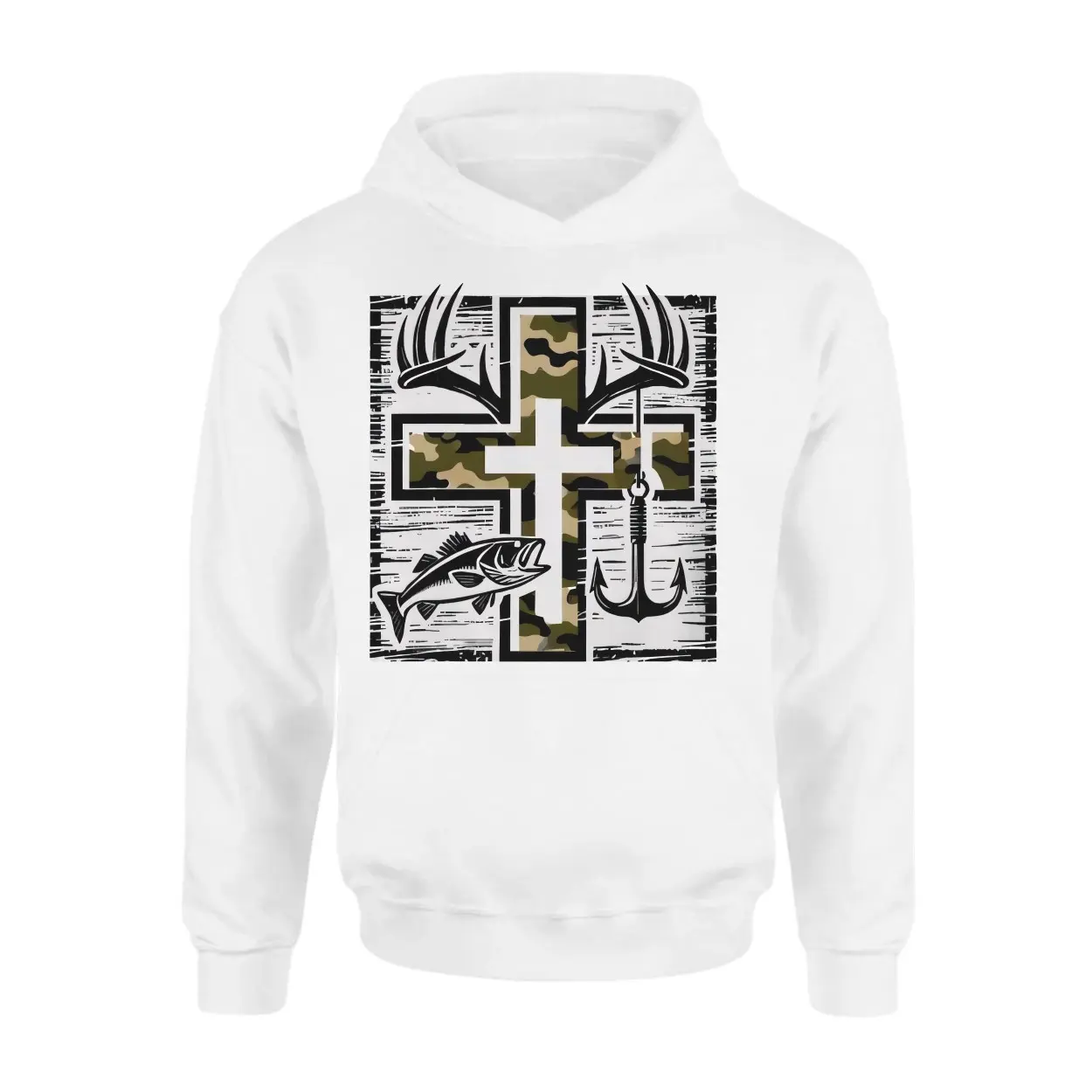 Camo Cross Hunting and Fishing Faith Graphic T Shirt 2 1 1.jpg