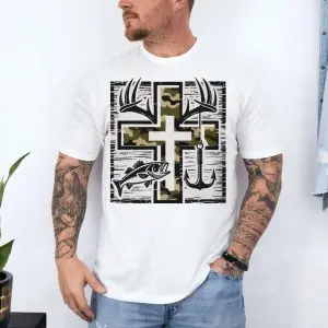 Camo Cross Hunting and Fishing Faith Graphic T-Shirt 10 Camo Cross Hunting and Fishing Faith Graphic T Shirt 4 1 1.jpg