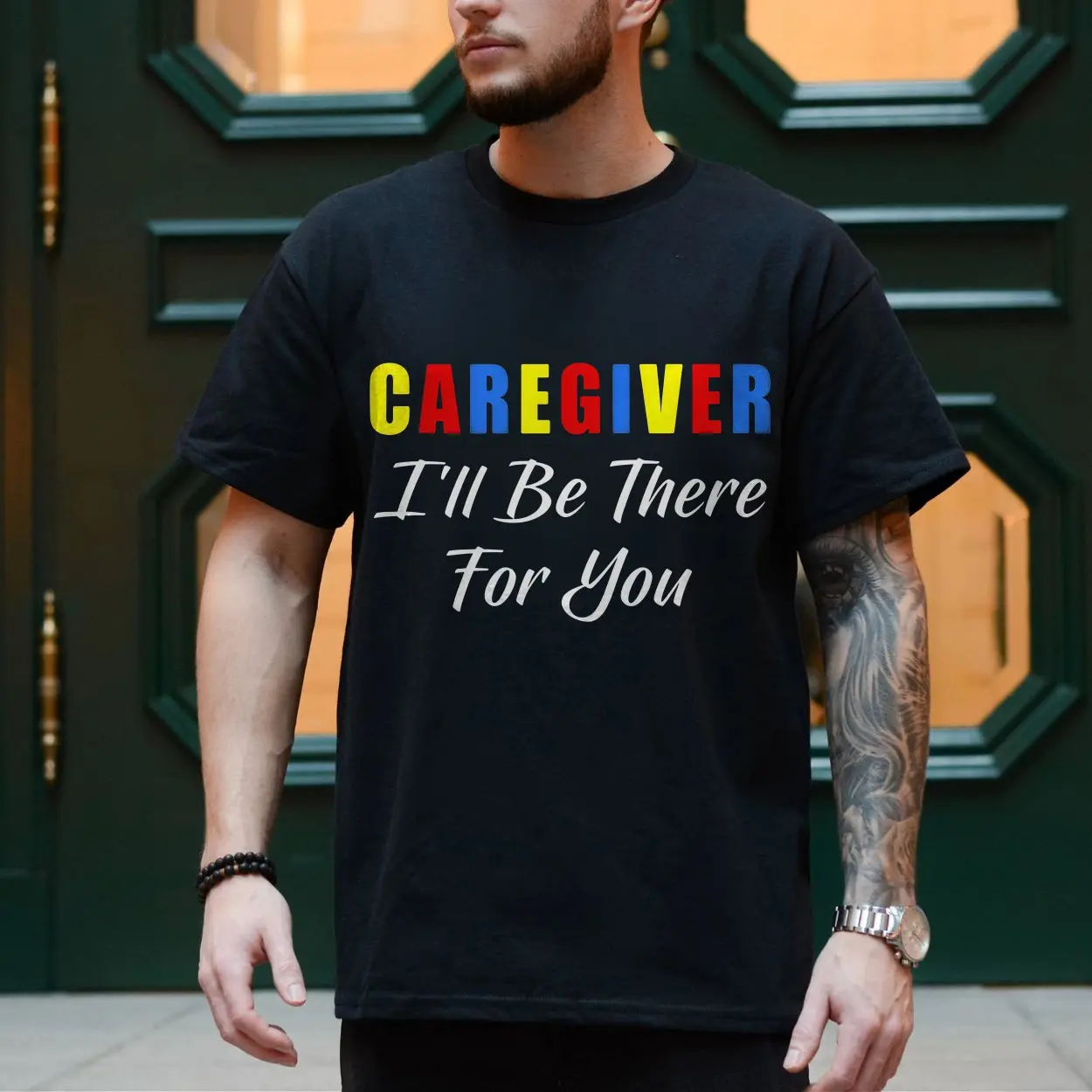 Caregiver Ill Be There For You T Shirt Support Appreciation Tee 4 1.jpg