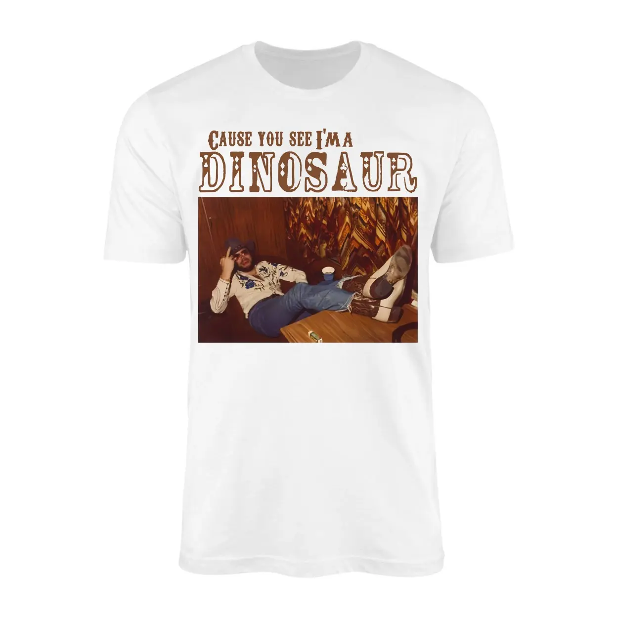 Cause You See Im a Dinosaur Country Music T Shirt 1 1.jpg