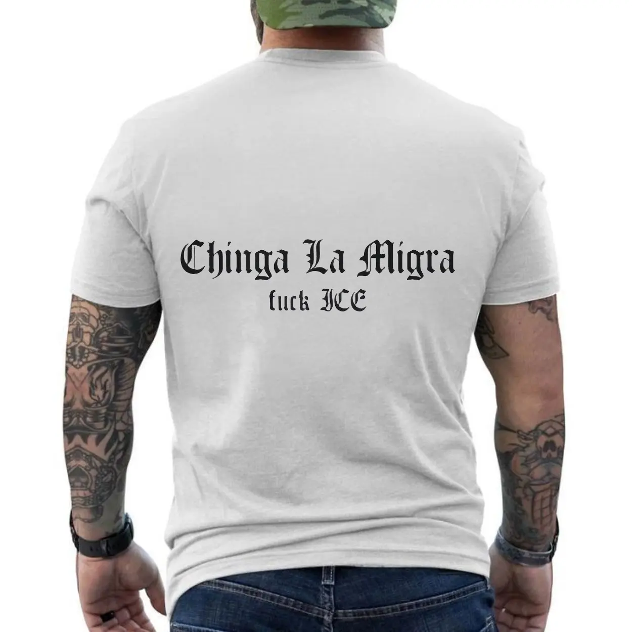 Chinga La Migra Shirt, Fuck ICE Political Statement Tee 6 Chinga La Migra Shirt Fuck ICE Political Statement Tee 6 1.jpg