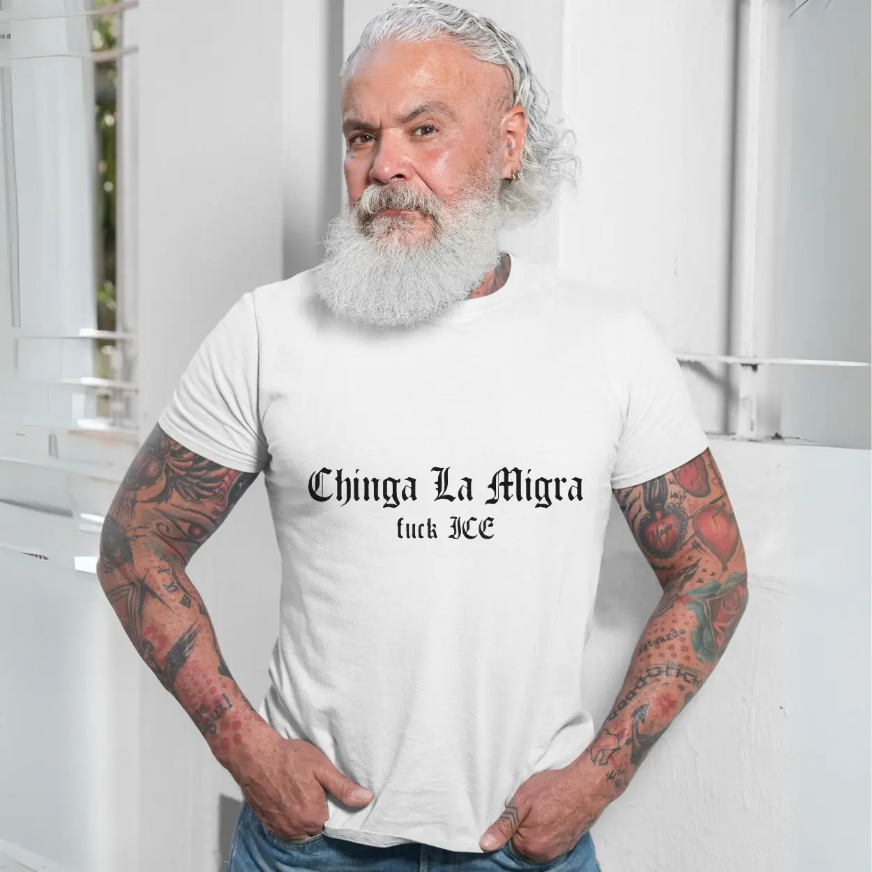 Chinga La Migra Shirt, Fuck ICE Political Statement Tee 7 Chinga La Migra Shirt Fuck ICE Political Statement Tee 7 1.jpg