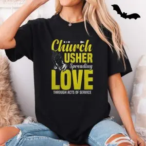 Church Usher Spreading Love Service T-Shirt 11 Church Usher Spreading Love Service T Shirt 5 1.jpg
