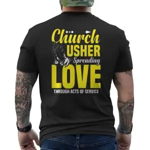 Church Usher Spreading Love Service T-Shirt 12 Church Usher Spreading Love Service T Shirt 6 1.jpg