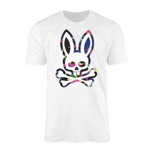 Colorful Camo Bunny Skull Crossbones T Shirt 1 1.jpg