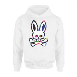 Colorful Camo Bunny Skull Crossbones T Shirt 2 1.jpg
