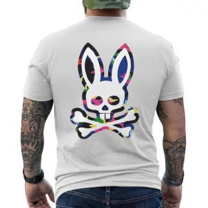 Colorful Camo Bunny Skull Crossbones T Shirt 6 1.jpg