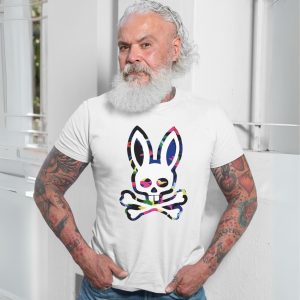 Colorful Camo Bunny Skull Crossbones T Shirt 7 1.jpg