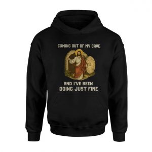 Coming Out of My Cave Easter Resurrection Funny T Shirt 2 1.jpg