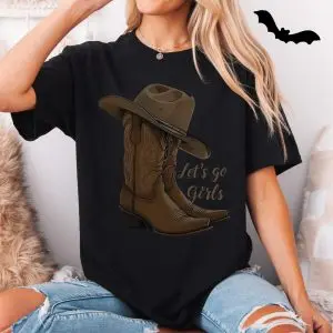 Cowgirl Boots and Hat Let’s Go Girls T-Shirt 11 Cowgirl Boots and Hat Lets Go Girls T Shirt 5 1.jpg