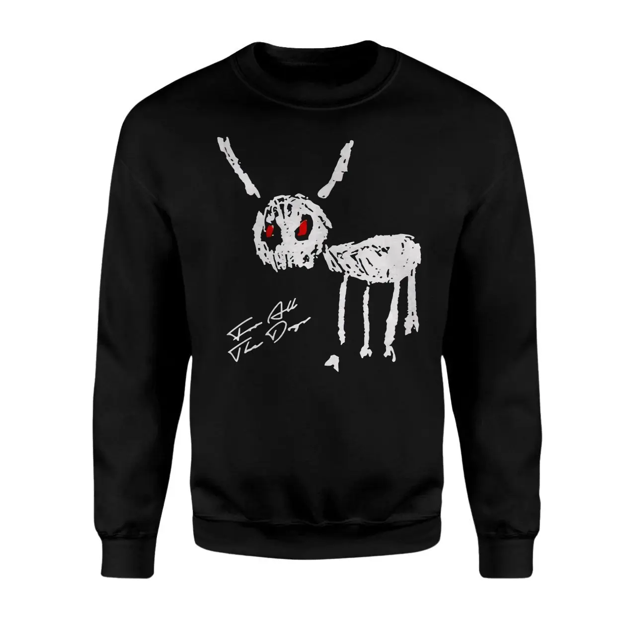 Creepy Skeleton Dog Red Eyes Horror Art T-Shirt 3 Creepy Skeleton Dog Red Eyes Horror Art T Shirt 3 1.jpg