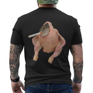 Cursed Fish Chicken Smoking Meme T Shirt Funny Bizarre Tee 6 1.jpg