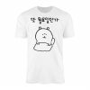 Cute Cat with Knife Funny Cartoon Graphic T Shirt 1 1.jpg