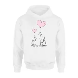 Cute Elephant Mom and Baby with Heart Balloons T-Shirt 8 Cute Elephant Mom and Baby with Heart Balloons T Shirt 2 1.jpg