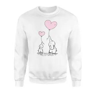 Cute Elephant Mom and Baby with Heart Balloons T-Shirt 9 Cute Elephant Mom and Baby with Heart Balloons T Shirt 3 1.jpg