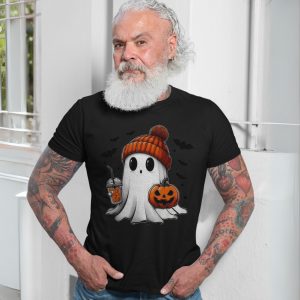 Cute Ghost with Pumpkin Spice Halloween T Shirt 7 1.jpg