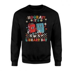 Cute Library Day Books Graphic T Shirt 3 1.jpg