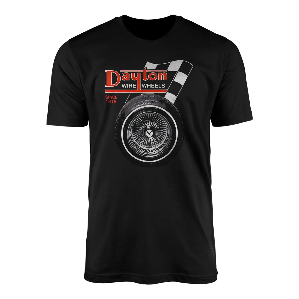 Dayton Wire Wheels Since 1916 Racing T-shirt 1 Dayton Wire Wheels Since 1916 Racing T shirt 1 1.jpg