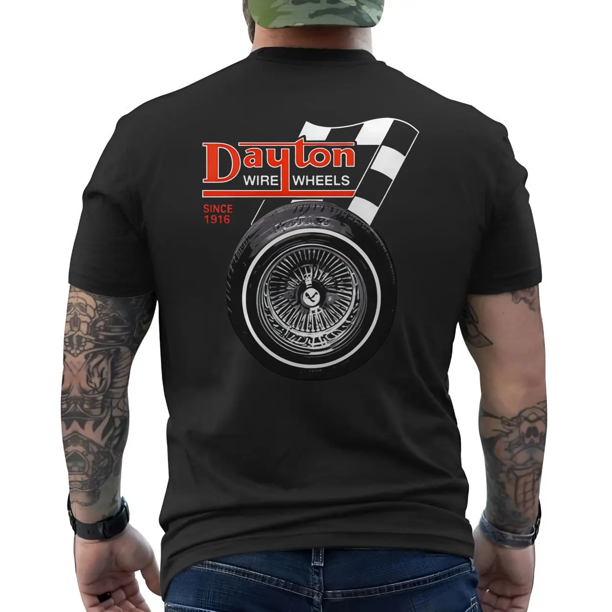 Dayton Wire Wheels Since 1916 Racing T-shirt 6 Dayton Wire Wheels Since 1916 Racing T shirt 6 1.jpg