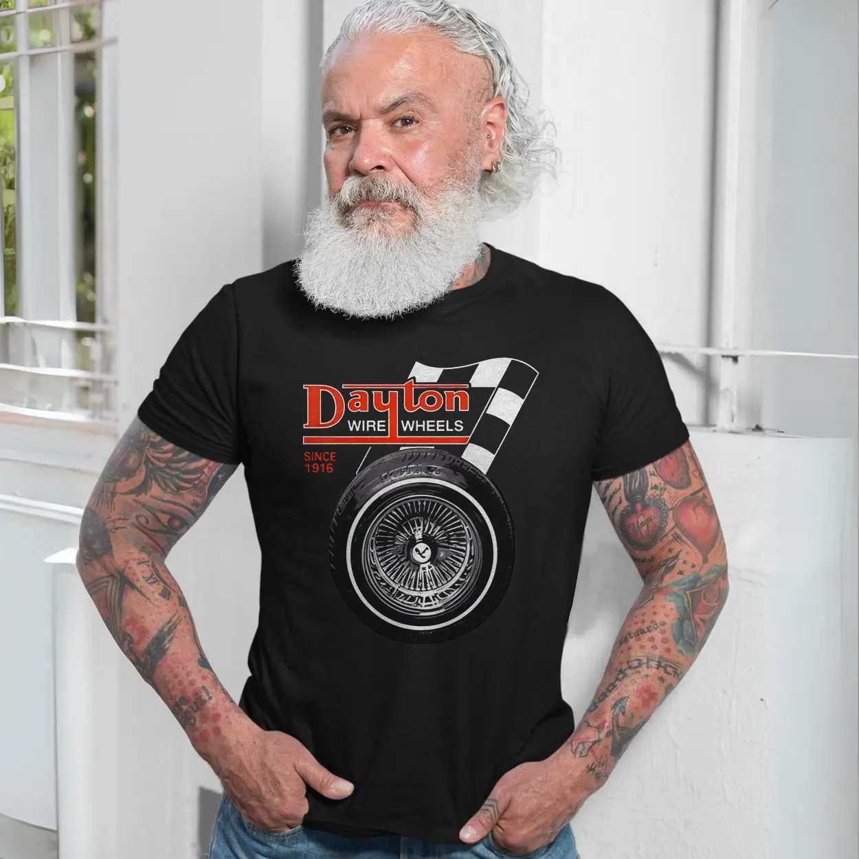 Dayton Wire Wheels Since 1916 Racing T-shirt 7 Dayton Wire Wheels Since 1916 Racing T shirt 7 1.jpg