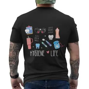 Dental Hygiene Life Toothbrush Floss Coffee Smile T-Shirt 12 Dental Hygiene Life Toothbrush Floss Coffee Smile T Shirt 6 1.jpg