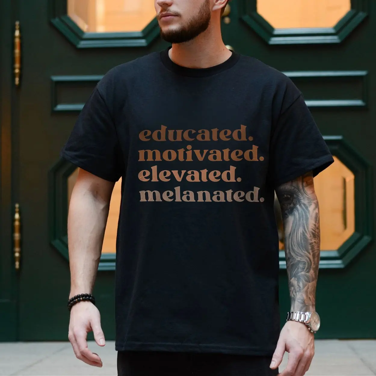 Educated Motivated Elevated Melanated Empowerment T Shirt 4 1.jpg