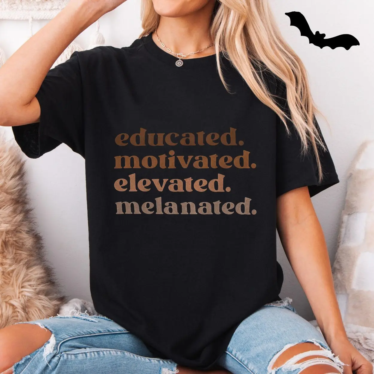 Educated Motivated Elevated Melanated Empowerment T Shirt 5 1.jpg