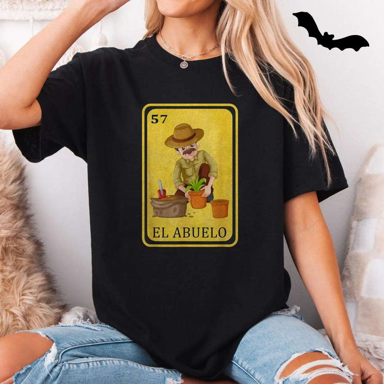 El Abuelo Lotería Card T-Shirt Mexican Bingo Graphic Tee 5 El Abuelo Loteria Card T Shirt Mexican Bingo Graphic Tee 5 1.jpg