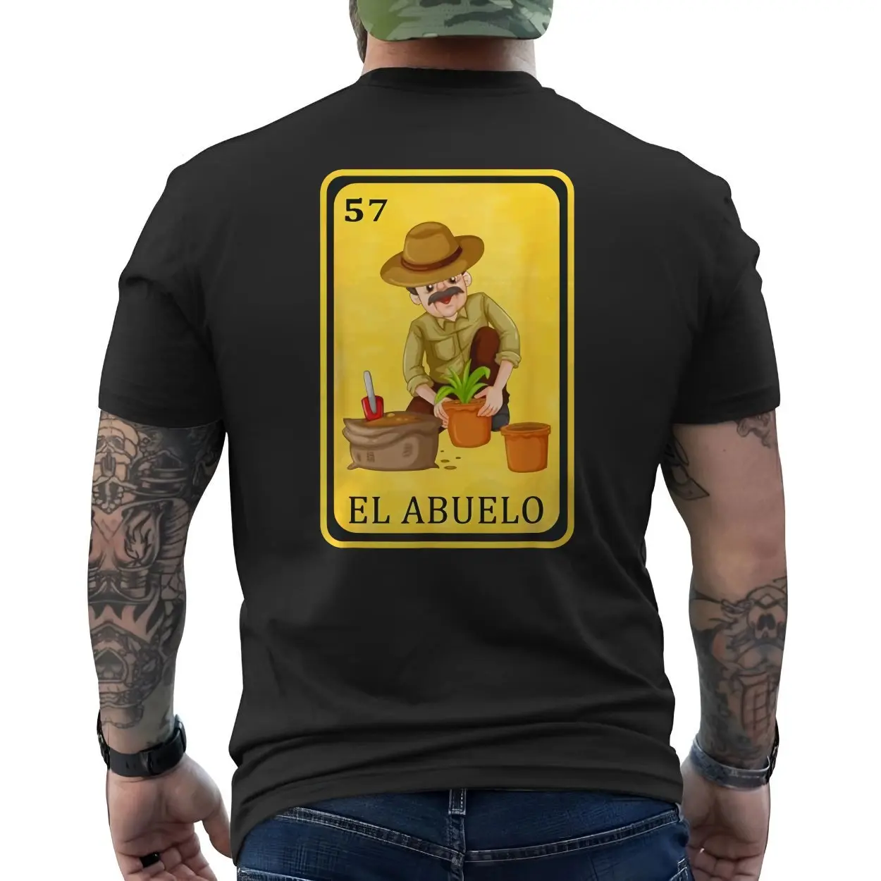 El Abuelo Lotería Card T-Shirt Mexican Bingo Graphic Tee 6 El Abuelo Loteria Card T Shirt Mexican Bingo Graphic Tee 6 1.jpg