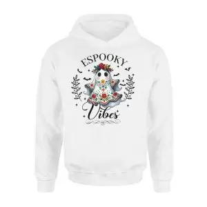 Espooky Vibes Cute Floral Ghost Halloween T-Shirt 8 Espooky Vibes Cute Floral Ghost Halloween T Shirt 2 1.jpg