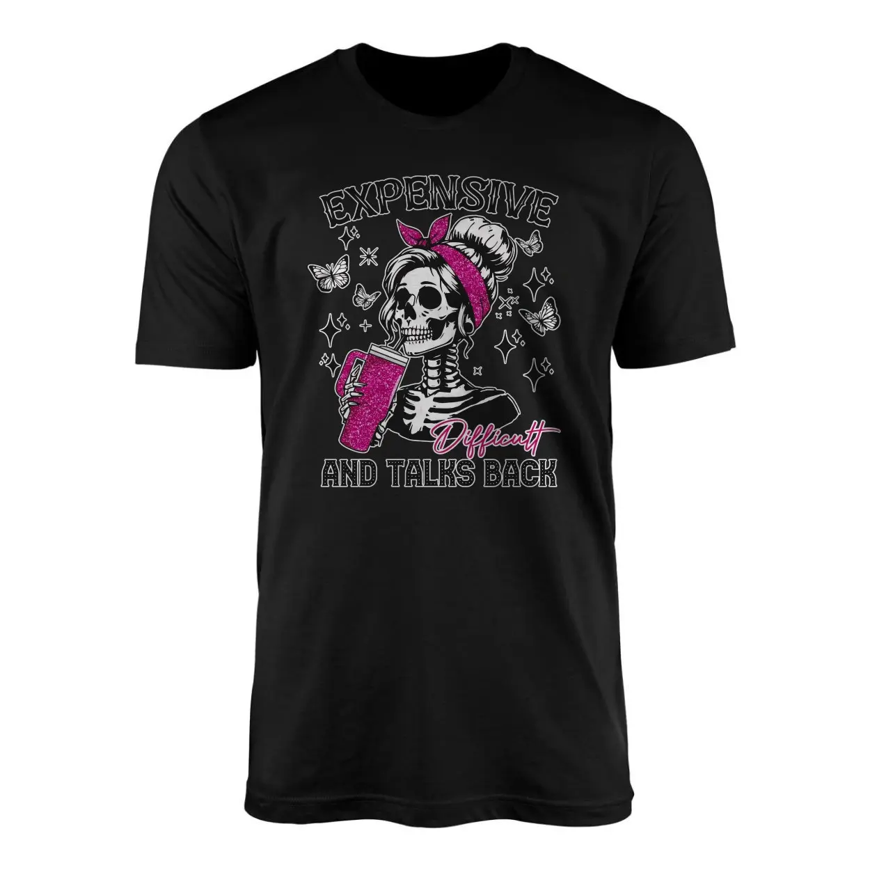 Expensive Difficult Skeleton Girl Gothic Humor T-Shirt 1 Expensive Difficult Skeleton Girl Gothic Humor T Shirt 1 1.jpg