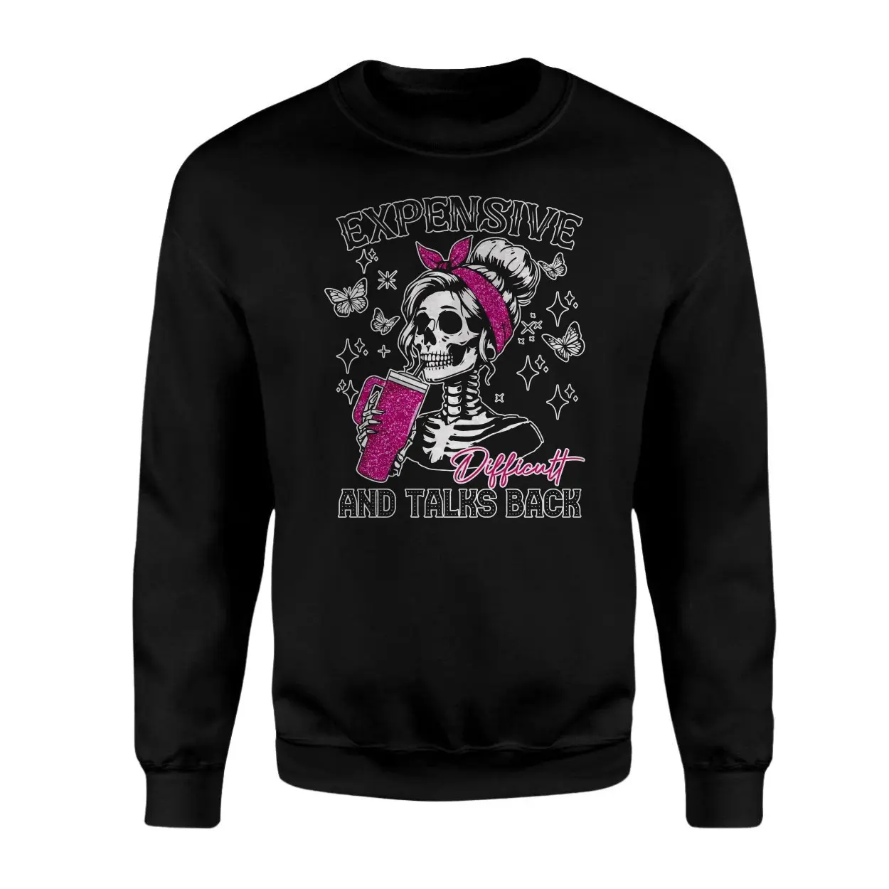 Expensive Difficult Skeleton Girl Gothic Humor T-Shirt 3 Expensive Difficult Skeleton Girl Gothic Humor T Shirt 3 1.jpg
