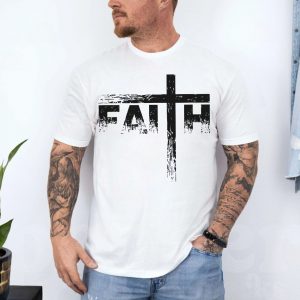 Faith Cross Christian Grunge Style T Shirt 4 1.jpg