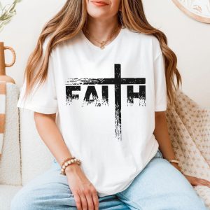 Faith Cross Christian Grunge Style T Shirt 5 1.jpg