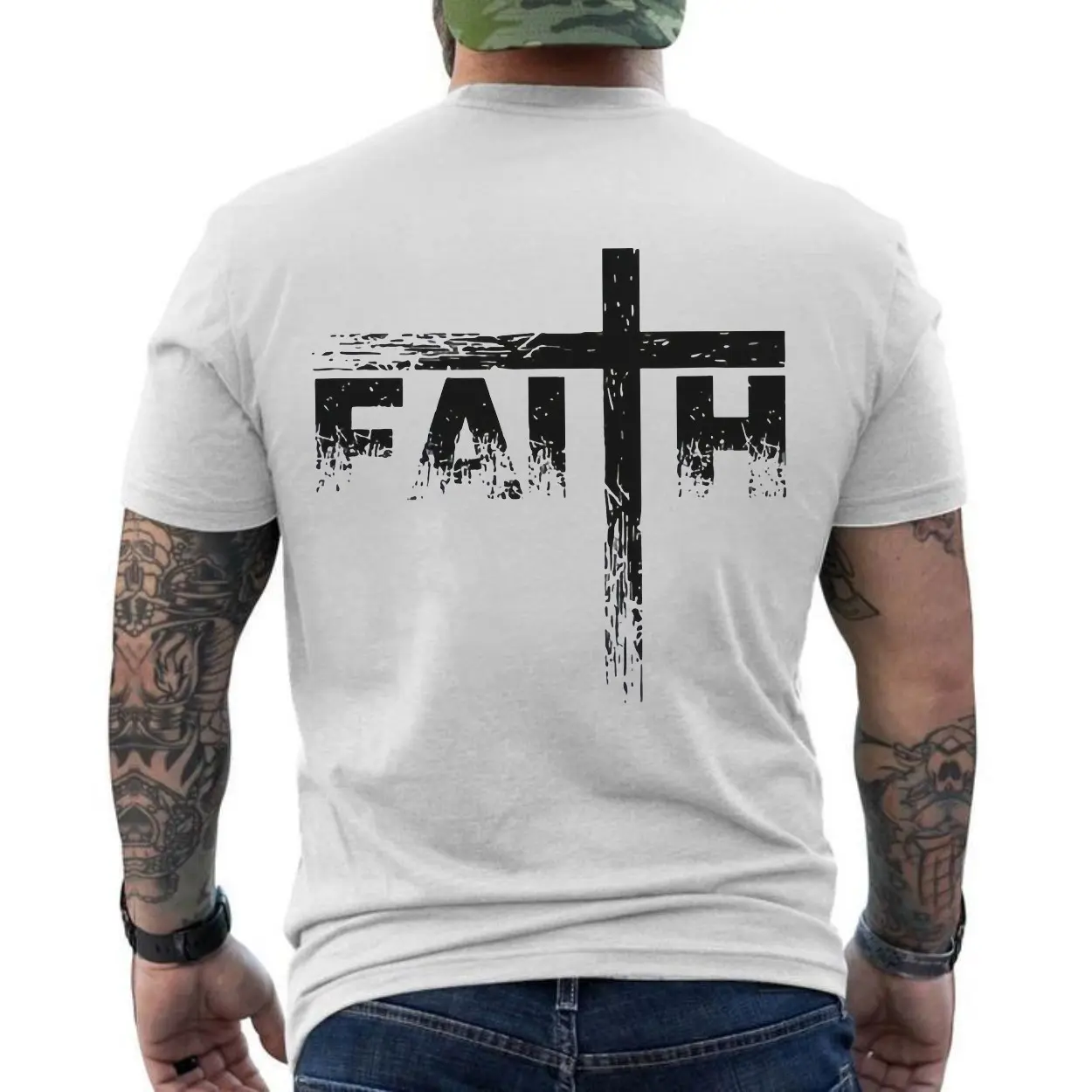Faith Cross Christian Grunge Style T-Shirt 6 Faith Cross Christian Grunge Style T Shirt 6 1.jpg