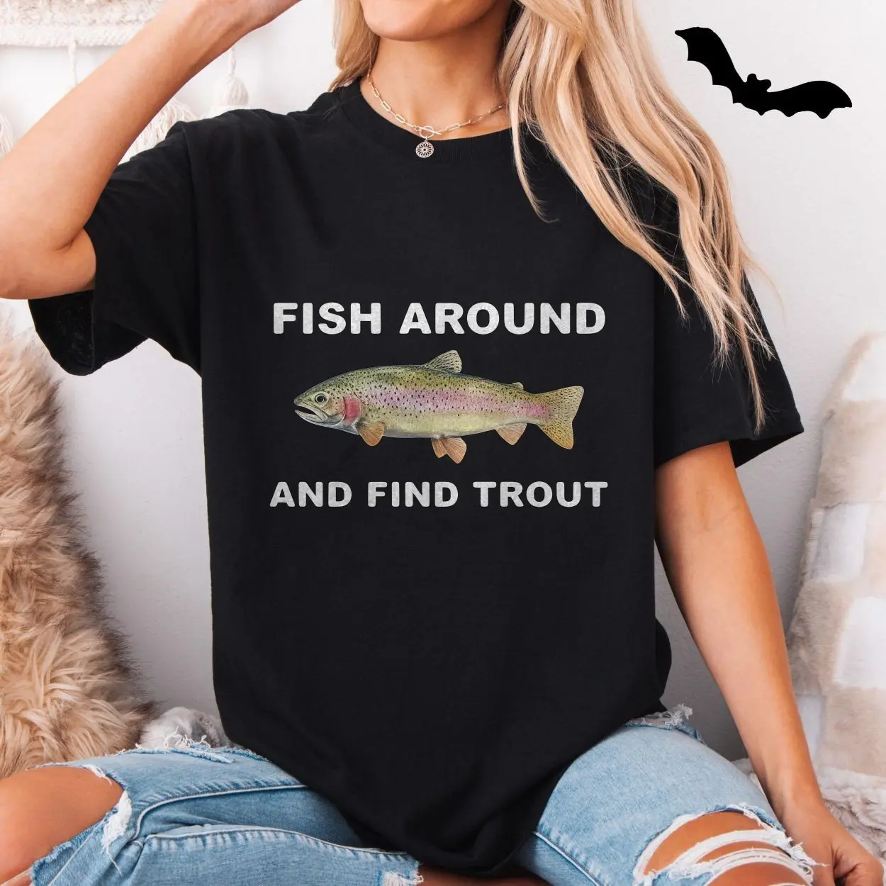 Fish Around and Find Trout Funny Fishing T Shirt 5 1.jpg