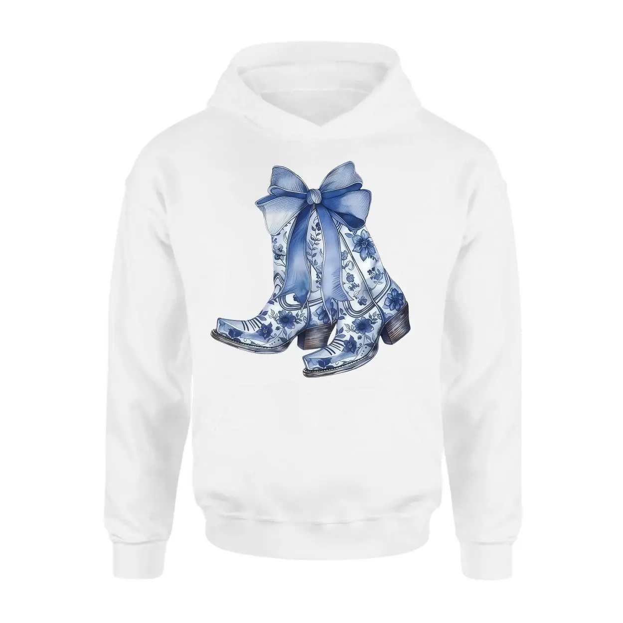 Floral2BCowboy2BBoots2Bwith2BBow2BWestern2BGraphic2BT Shirt2B2 NXsEF 1.jpg