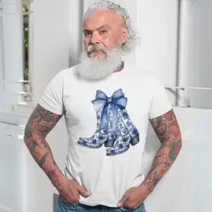 Floral Cowboy Boots with Bow Western Graphic T-Shirt 13 Floral2BCowboy2BBoots2Bwith2BBow2BWestern2BGraphic2BT Shirt2B7 hfZA7 1.jpg