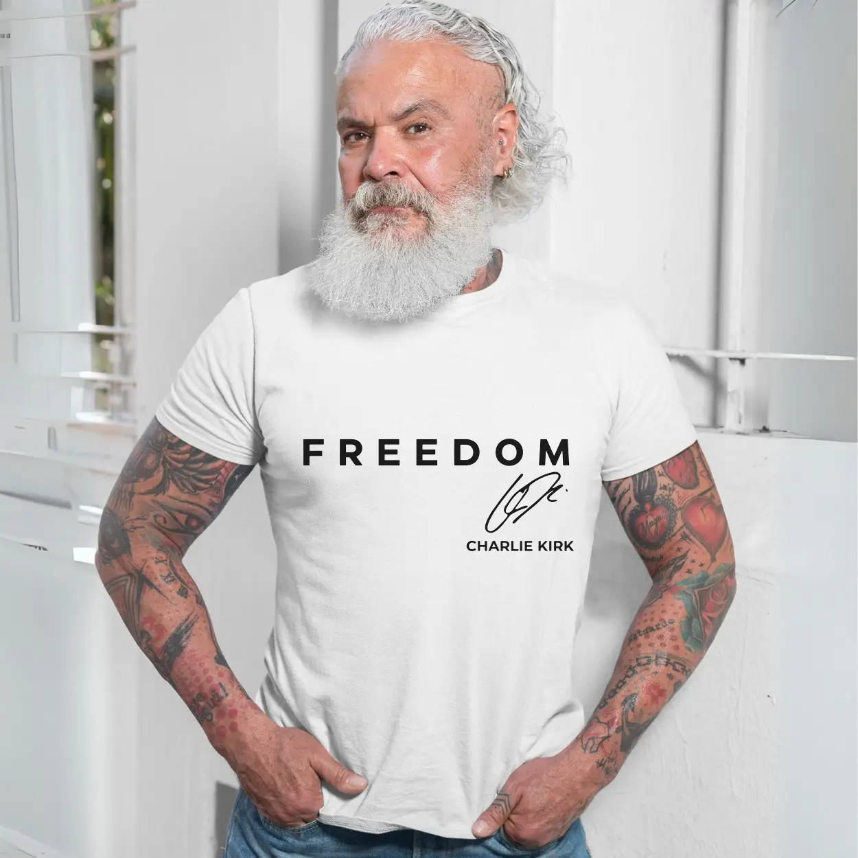 Freedom Charlie Kirk Signature Patriotic T Shirt 7 2.jpg