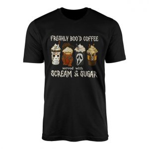 Freshly Bood Coffee Scream and Sugar Halloween T Shirt 1 1 1.jpg