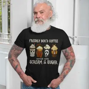 Freshly Boo’d Coffee Scream and Sugar Halloween T-Shirt 13 Freshly Bood Coffee Scream and Sugar Halloween T Shirt 7 1.jpg