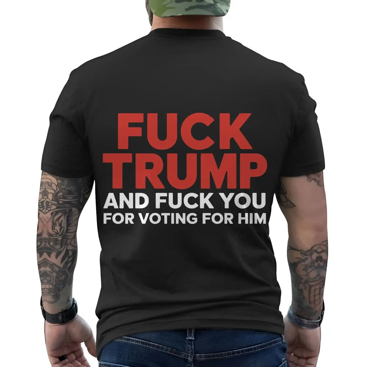 Fuck Trump and Fuck You for Voting for Him Anti Trump T Shirt 6 1.jpg