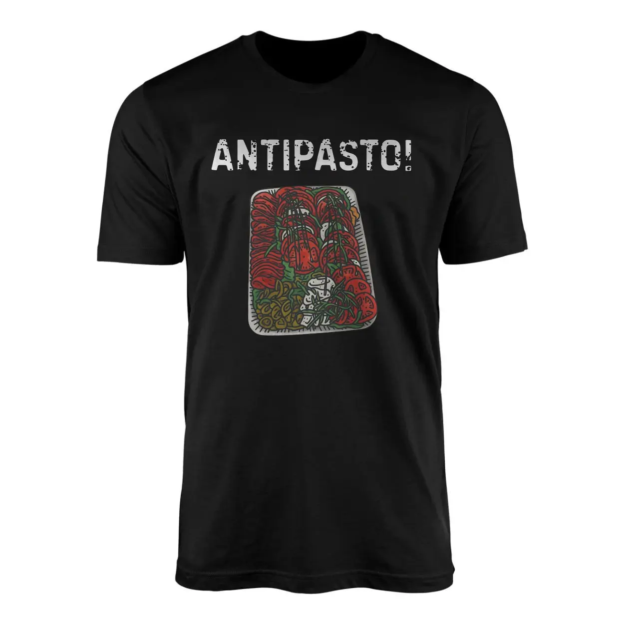Funny Antipasto Italian Food Graphic T Shirt 1 1.jpg
