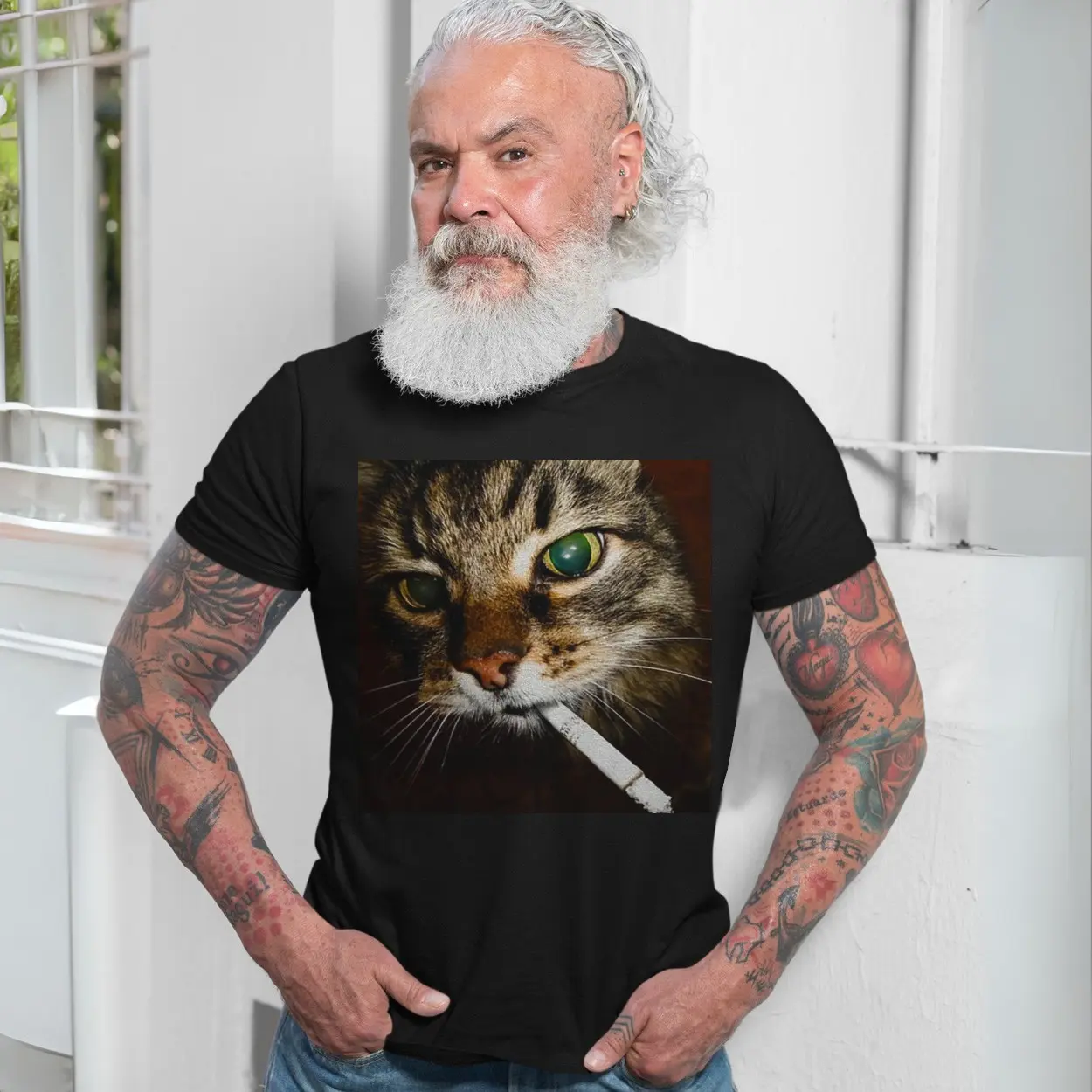 Funny Cat Smoking Meme T-Shirt 7 Funny Cat Smoking Meme T Shirt 7 1.jpg