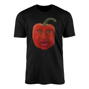 Funny Human Face Bell Pepper T Shirt 1 1.jpg