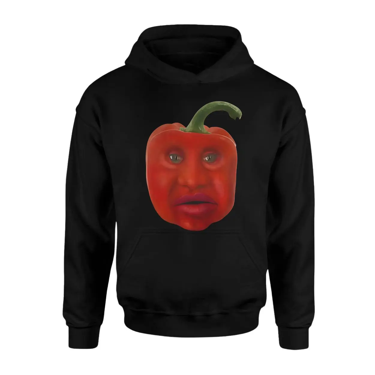Funny Human Face Bell Pepper T Shirt 2 1.jpg
