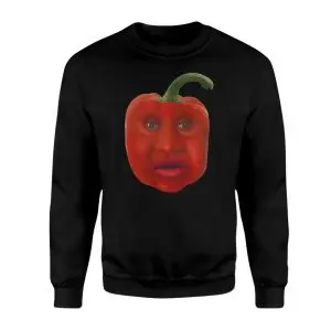 Funny Human Face Bell Pepper T-Shirt 9 Funny Human Face Bell Pepper T Shirt 3 1.jpg