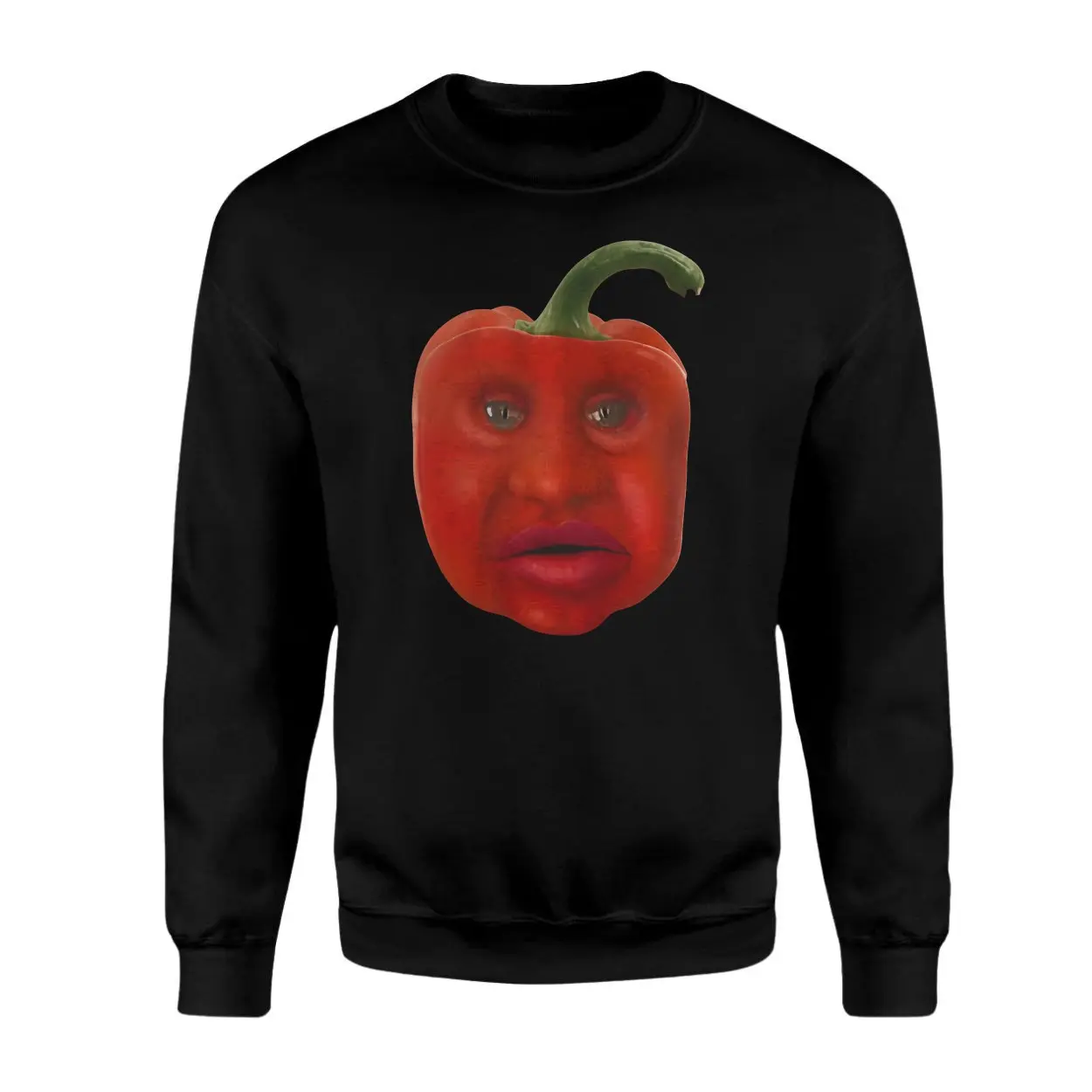 Funny Human Face Bell Pepper T Shirt 3 1.jpg