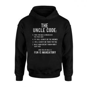 Funny The Uncle Code Rules T shirt 2 1.jpg